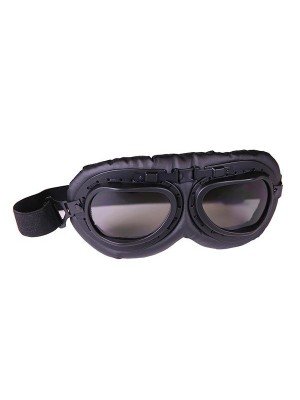  MOTOCIKLO AKINIAI STORMER AVIATOR JUODI RETRO
